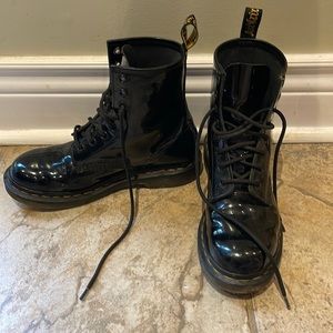 Black Patent Leather Dr Martens